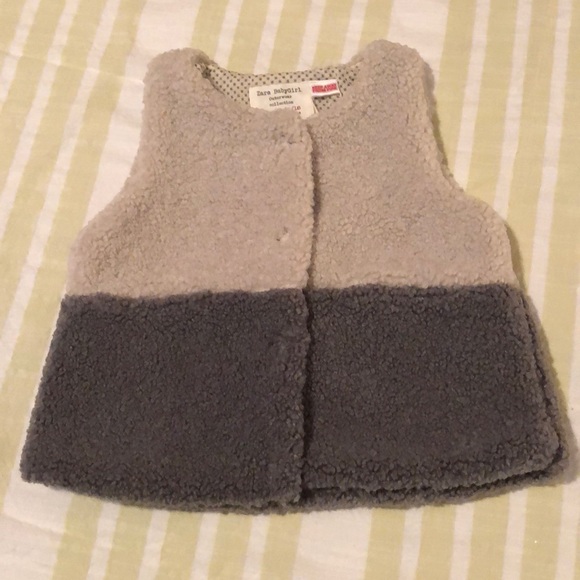 Zara Other - NWT Zara Babygirl Collection Sherpa Vest